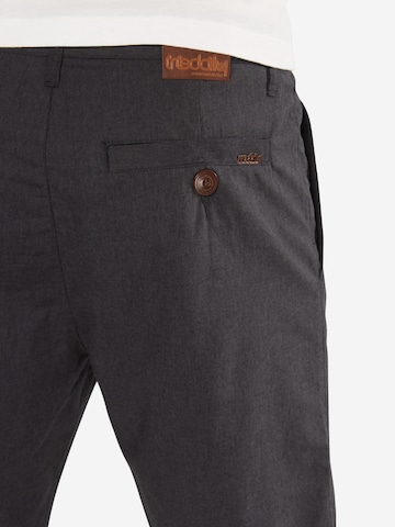 Iriedaily Normální Chino kalhoty 'Golfer Chambray' – šedá