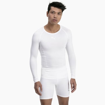 Base layer 'Liga' di PUMA in bianco: frontale