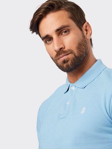 Herrlicher Regular fit Μπλουζάκι 'Score Polo Pique' σε μπλε