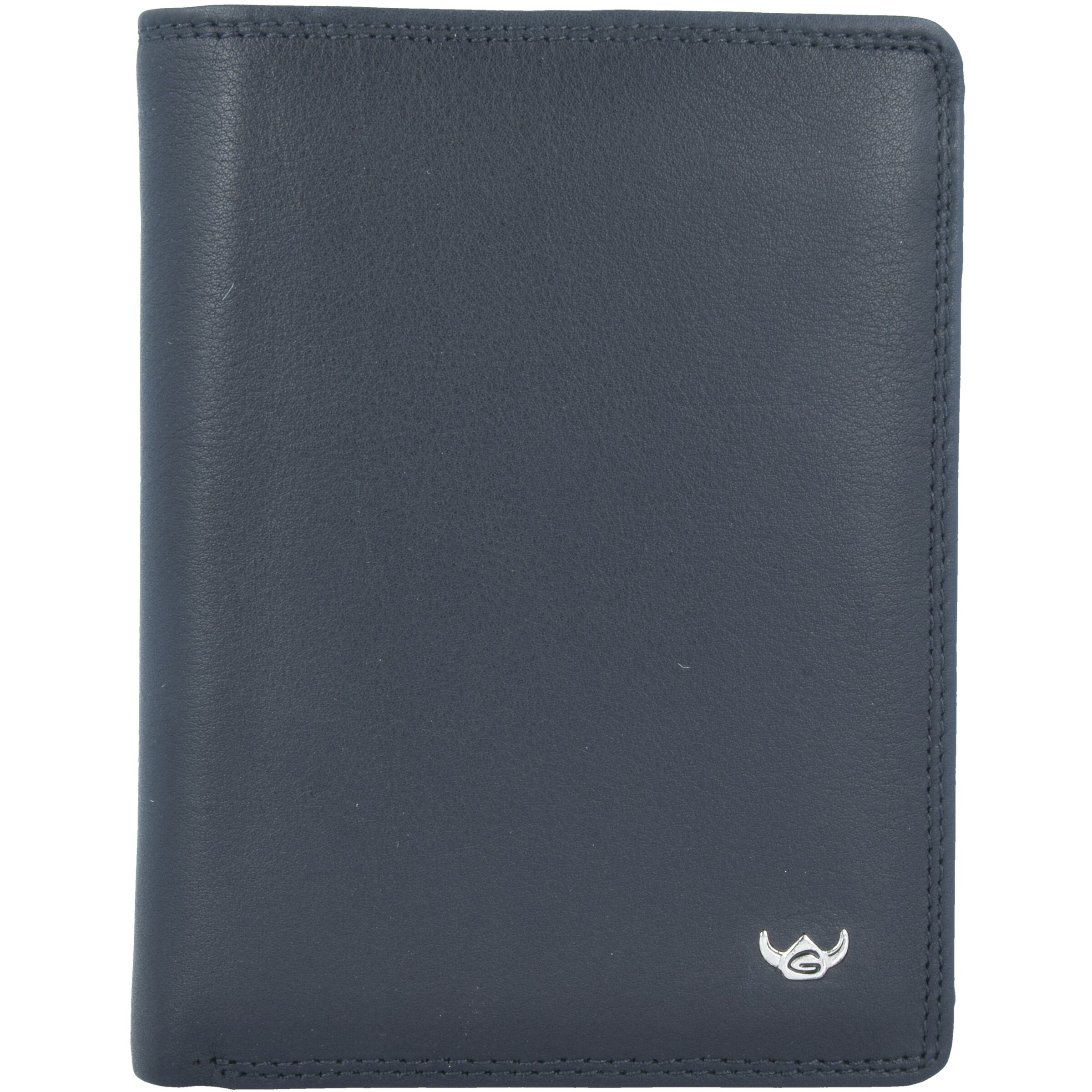 Porte-monnaies GOLDEN HEAD en noir : devant