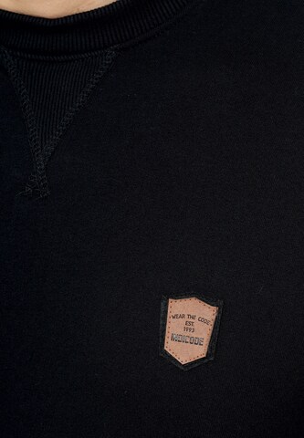 INDICODE JEANS Sweatshirt in Black