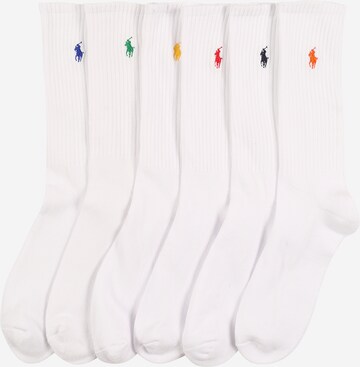 Polo Ralph Lauren Regular Socks in White: front