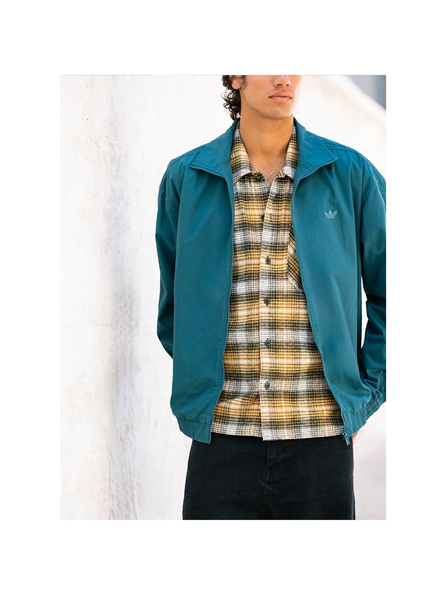 George - Yellow Plaid Shirt Look