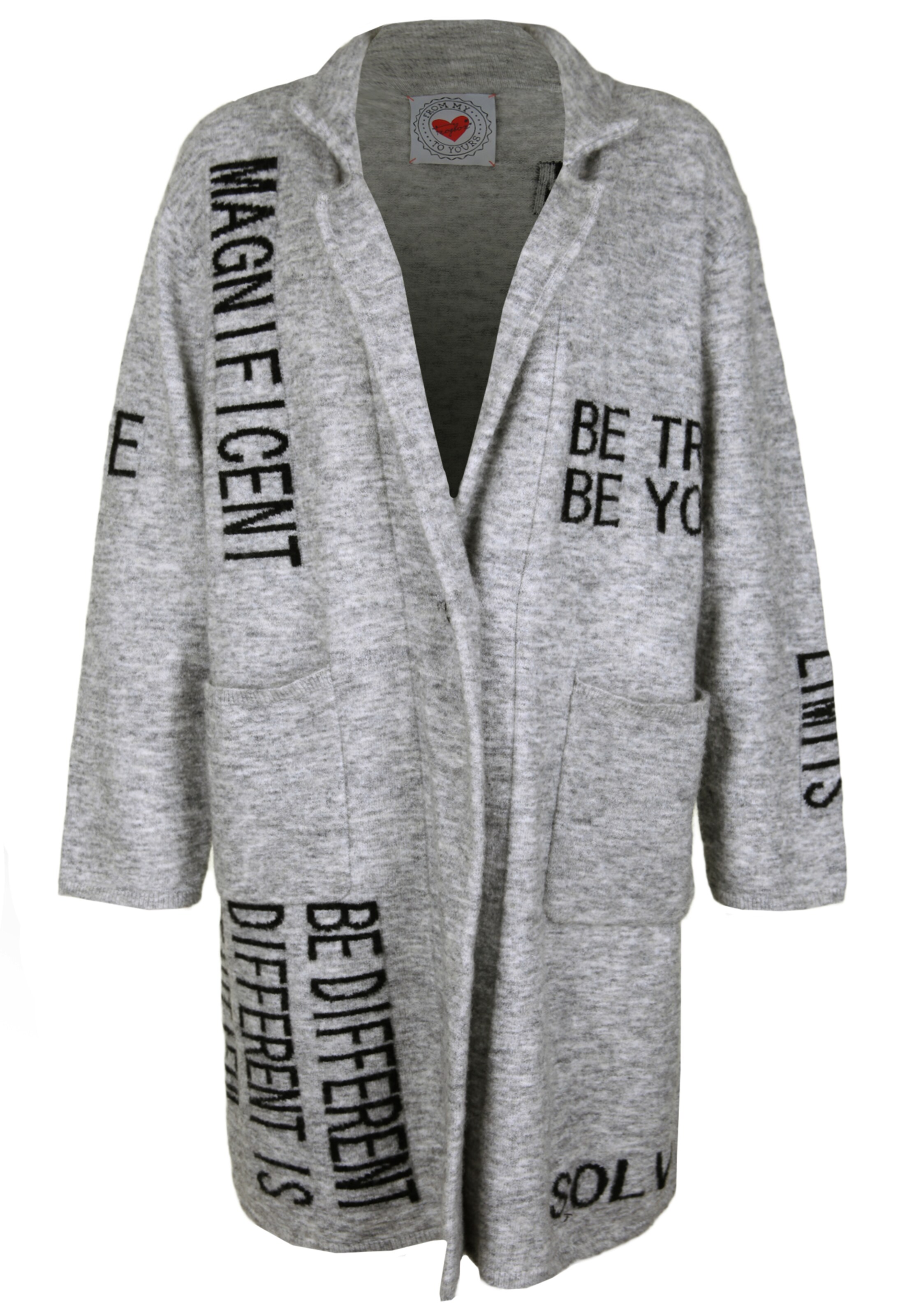 Frogbox - Oversized vest in de kleur Grijs