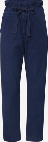 Regular Pantalon 'Paperbag' G-Star RAW en bleu : devant