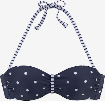 s.Oliver Bikini Top 'Audrey' in Blue: front