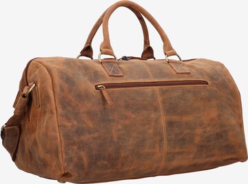 Borsa weekend 'Vintage' di GREENBURRY in marrone