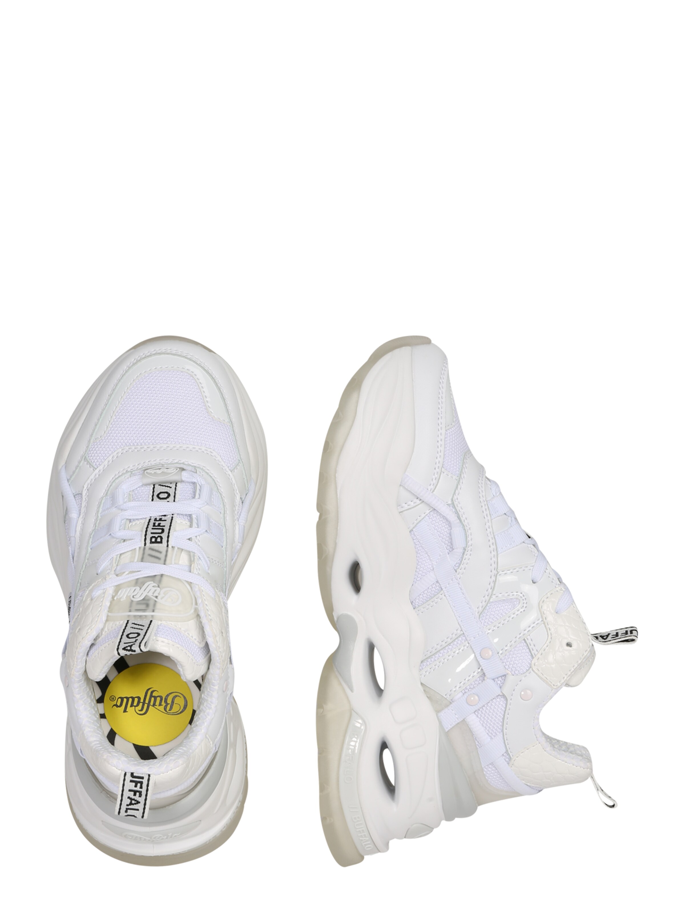 BUFFALO Tenisky 'Triplet' – bílá