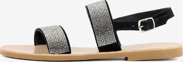 EVITA Strap Sandals in Black