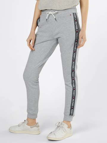 Effilé Pantalon Tommy Hilfiger Underwear en gris : devant