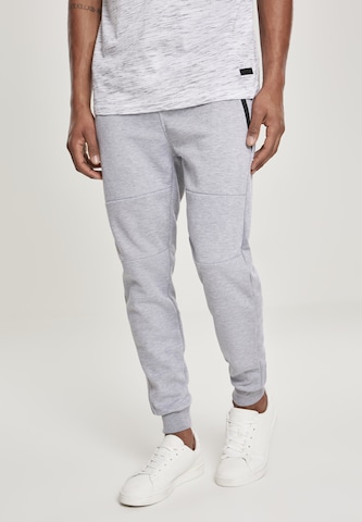 SOUTHPOLE Tapered Pants in Grey: front