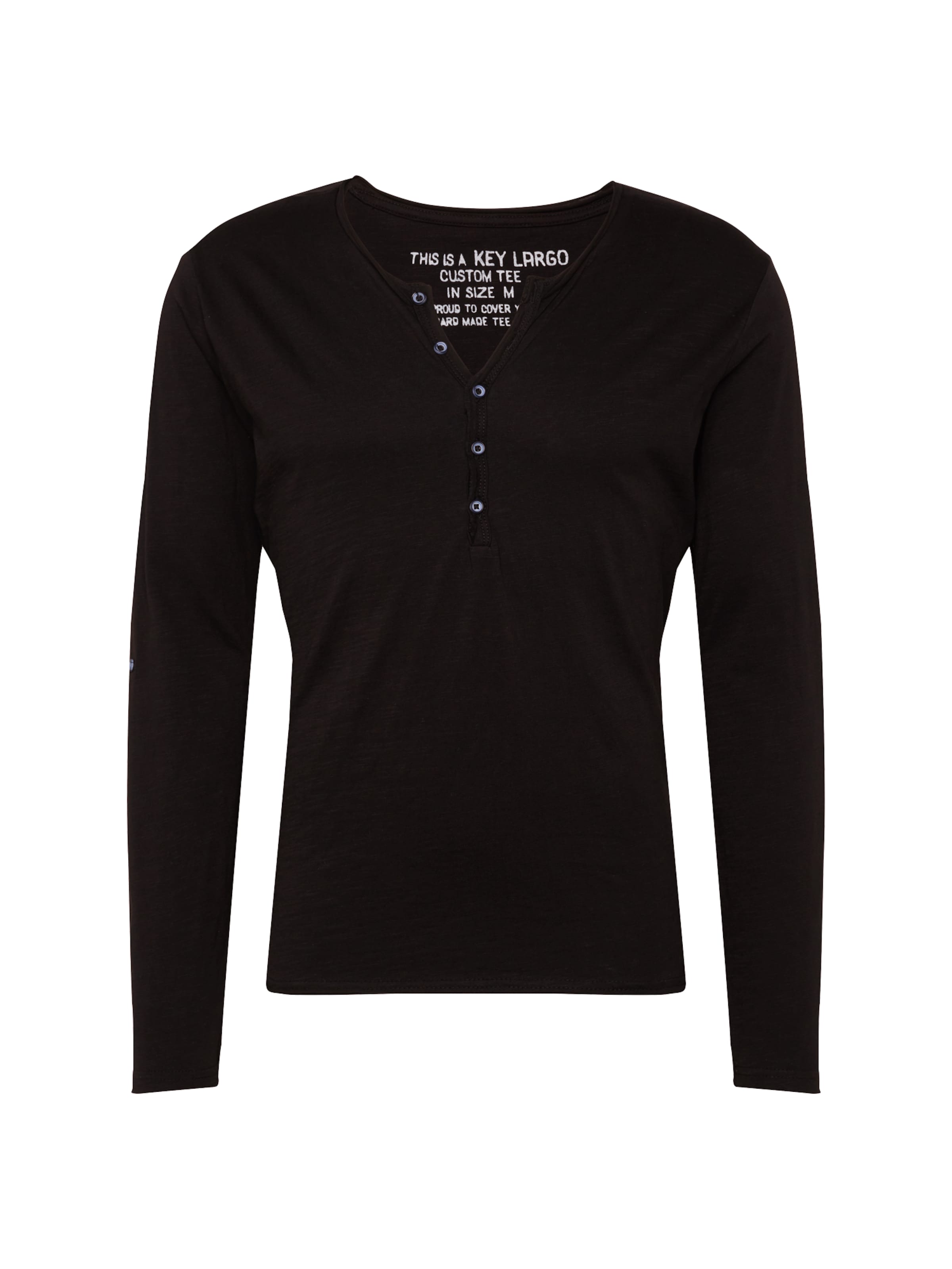 Key Largo Μπλουζάκι σε μαύρο: μπροστά
