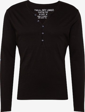 T-Shirt Key Largo en noir : devant