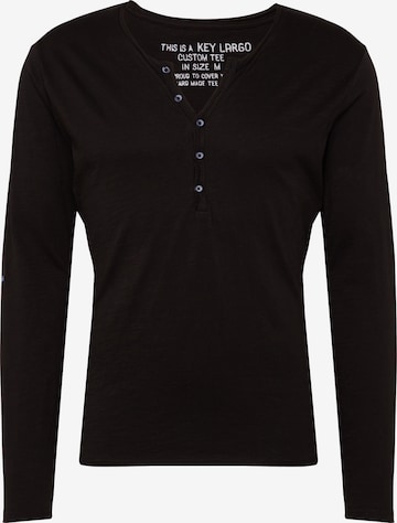 Key Largo Regular Fit Shirt in Schwarz: predná strana