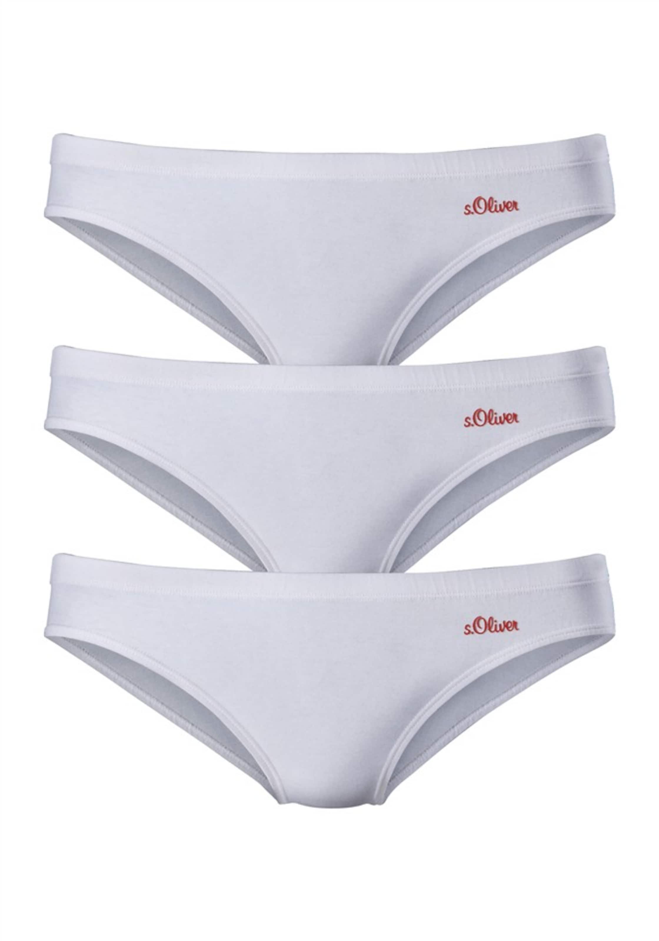 Slip s.Oliver en blanc : devant