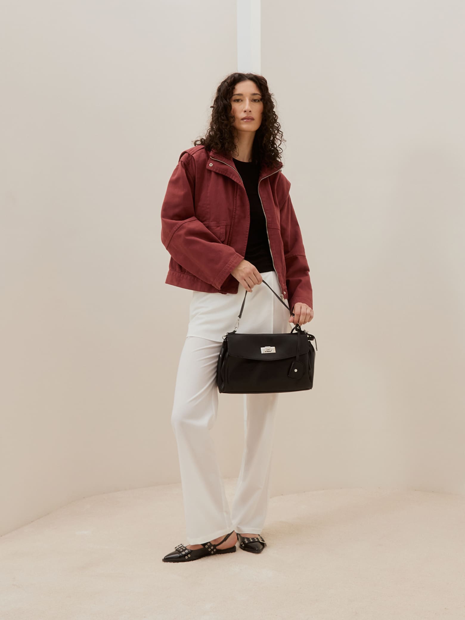 Sid - White Pants and Red Jacket Look