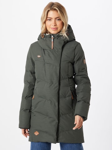 Manteau d’hiver 'Pavla' Ragwear en vert : devant