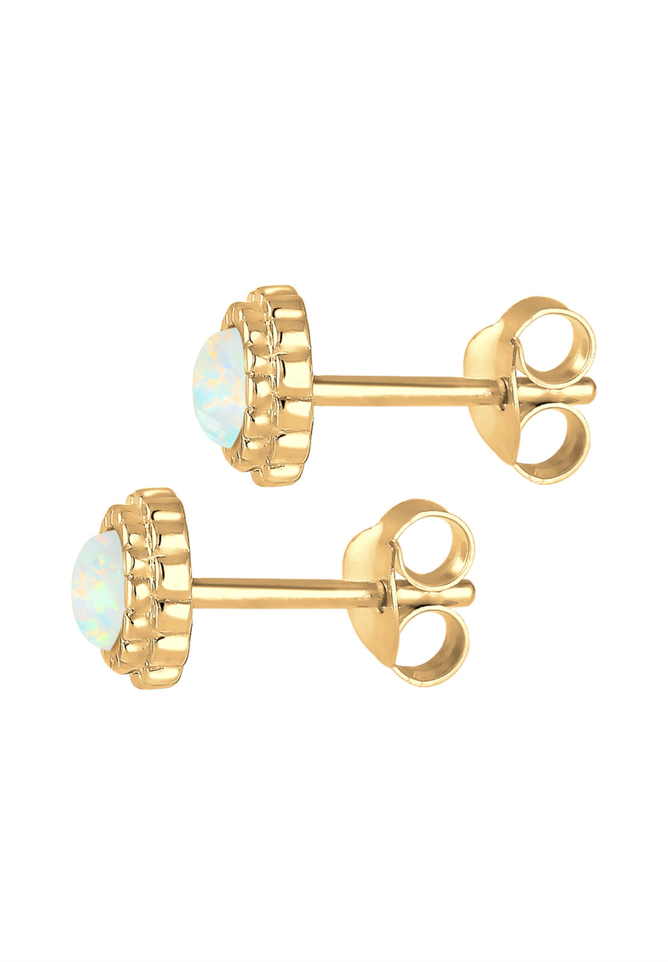 ELLI Ohrringe 'Blume' in Gold