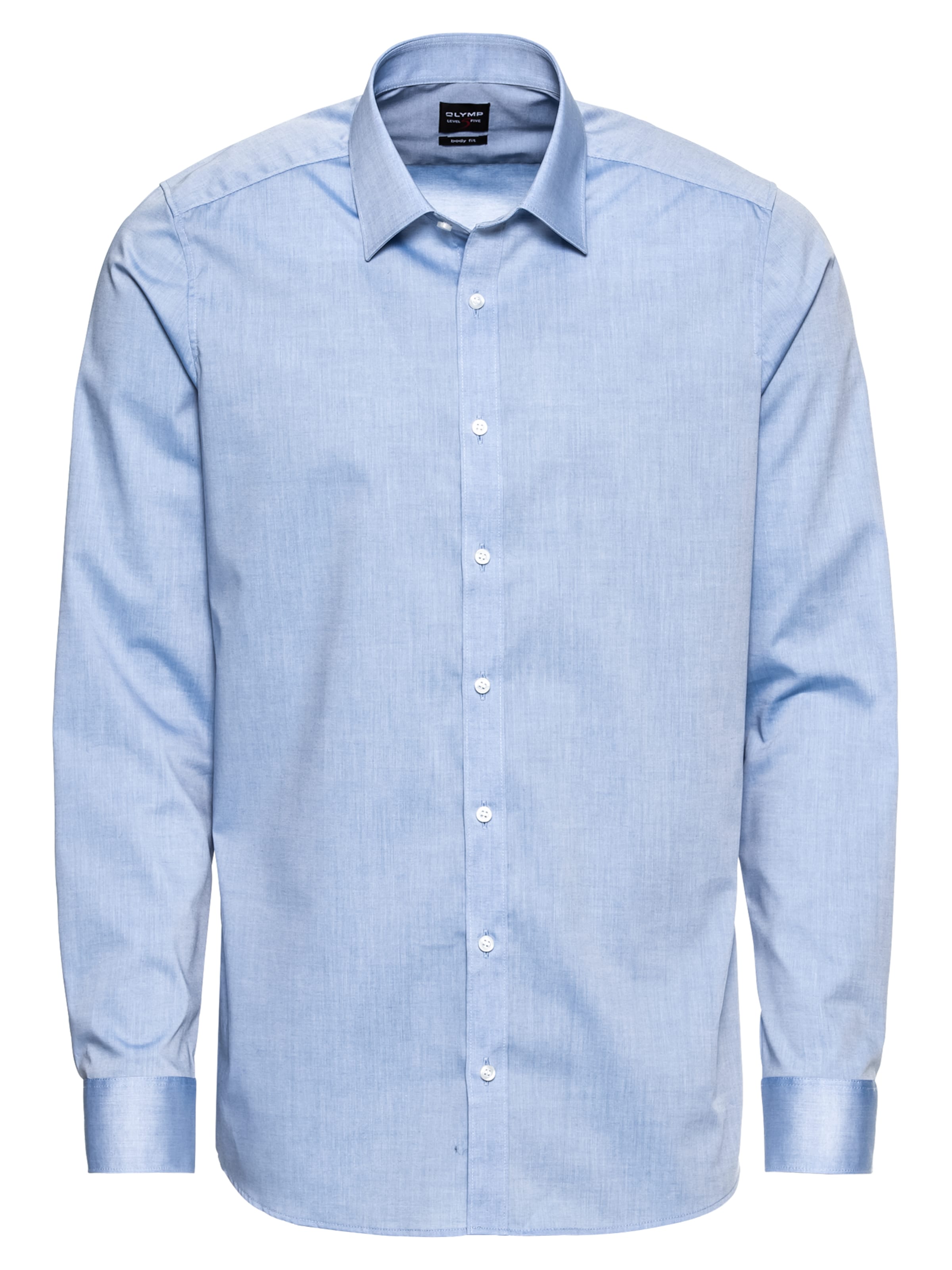 OLYMP Slim Fit Бизнес риза &#x27;Level 5&#x27; в синьо: отпред