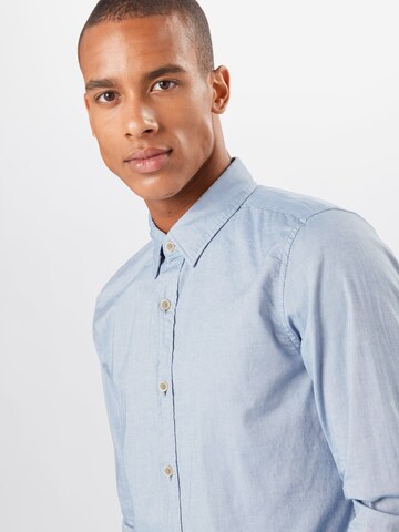 Coupe slim Chemise s.Oliver en bleu