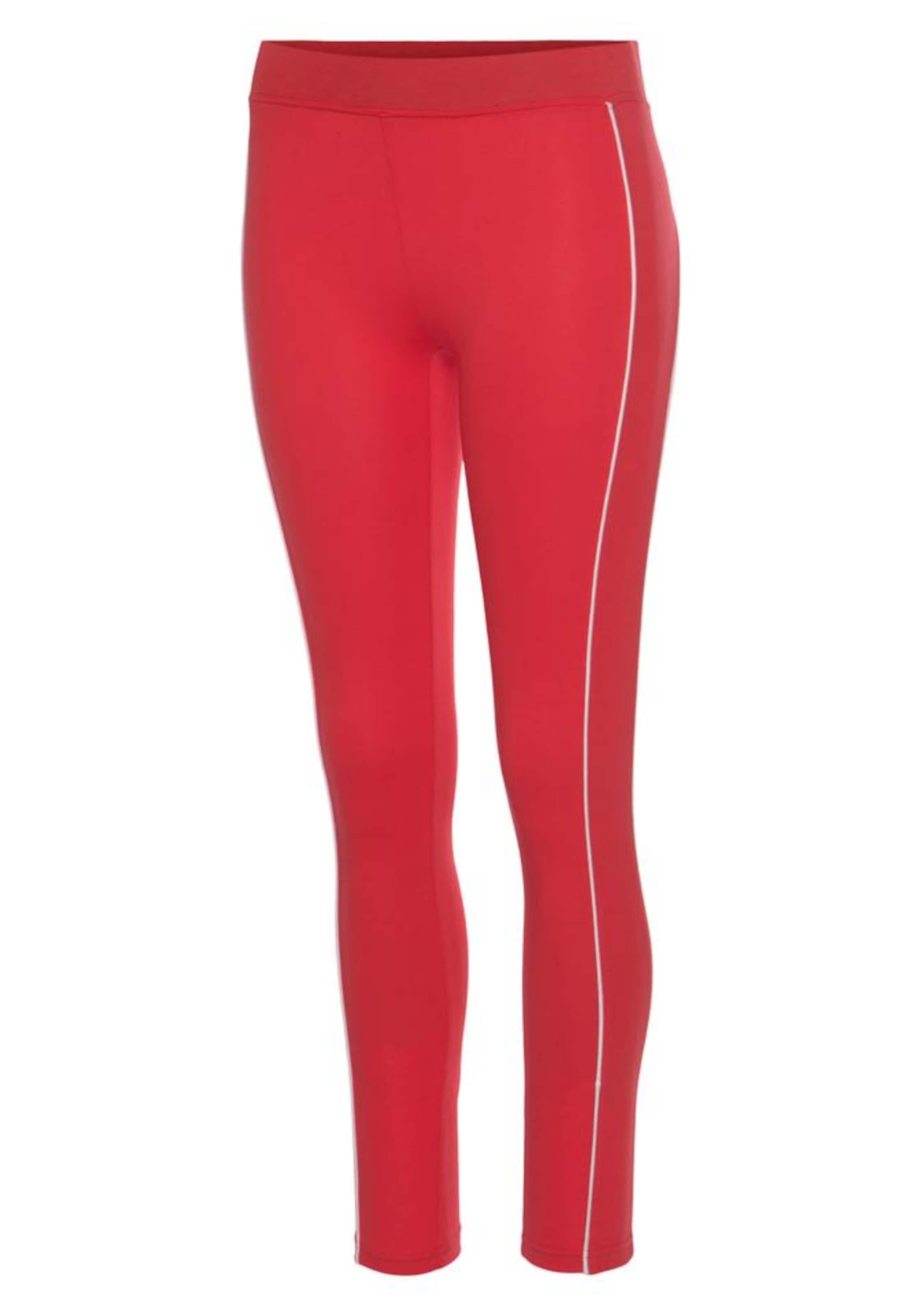 H.I.S Skinny Legíny – červená