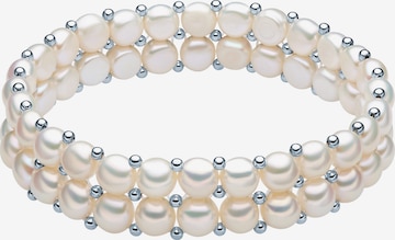 Valero Pearls Bracelet in White: front