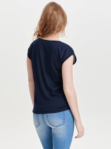 ONLY Shirt 'ONLSilvery' in Blauw