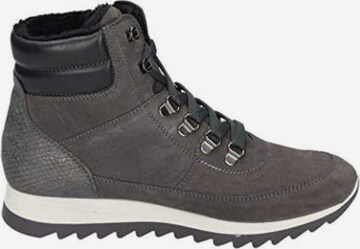 MANITU Lace-Up Ankle Boots in Grey