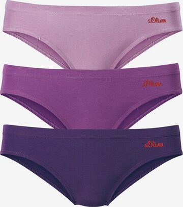 Slip s.Oliver en violet : devant