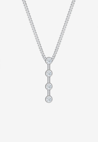 Elli DIAMONDS Ketting 'Geo' in Zilver