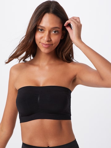 MAGIC Bodyfashion Bandeau Behå 'Comfort' i svart: framsida