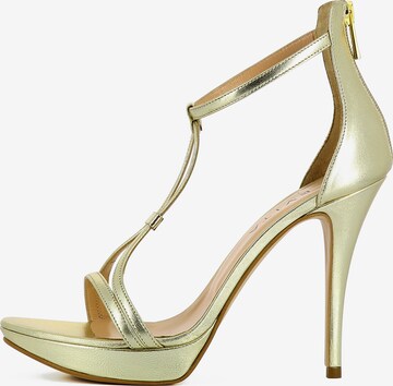 EVITA Strap Sandals in Gold