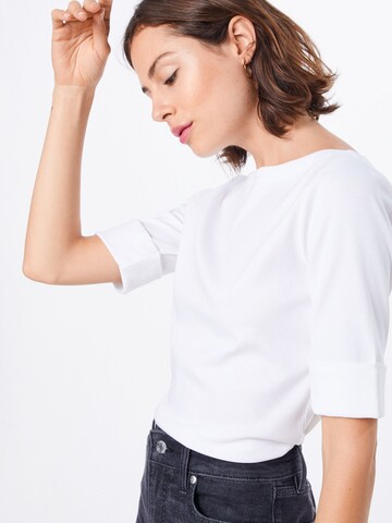 T-shirt 'Judy' Lauren Ralph Lauren en blanc : devant