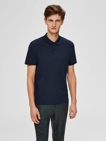 T-Shirt 'PARIS' SELECTED en bleu