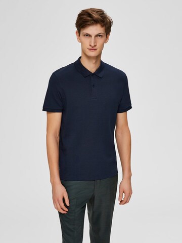 SELECTED HOMME Poloshirt 'PARIS' in Blau