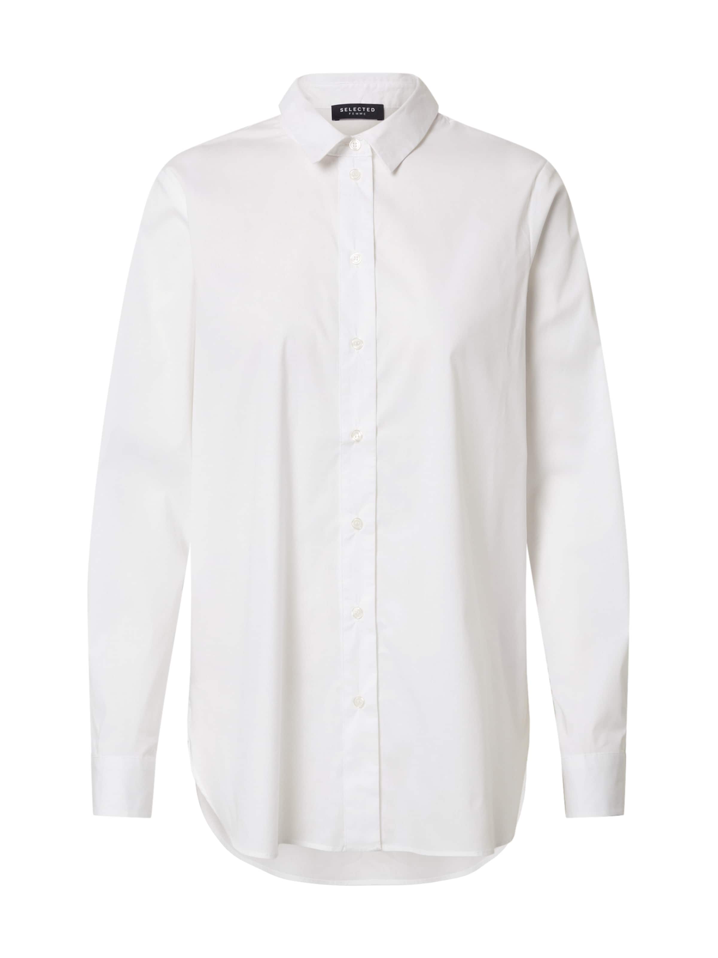 SELECTED Bluse 'Fori' in Weiß: Vorderseite
