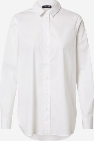 Camicia da donna 'Fori' di SELECTED FEMME in bianco: frontale