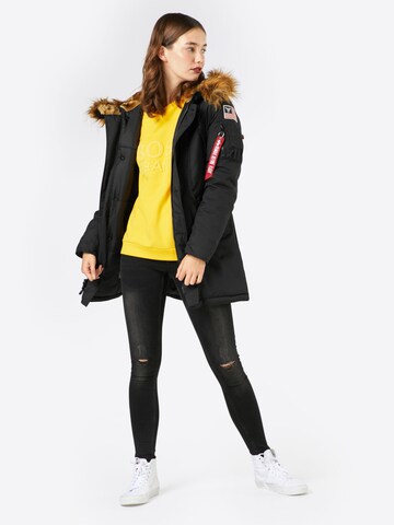 ALPHA INDUSTRIES Zimska jakna 'Polar' | črna barva