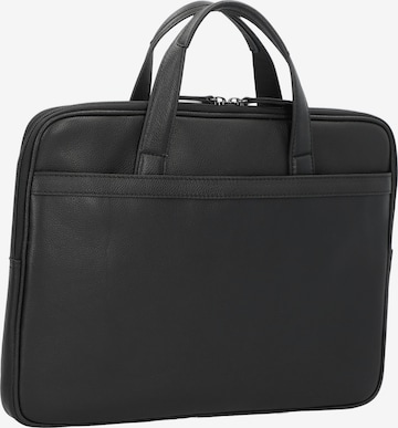 D&N Aktentasche 'Business Line' 40cm in Schwarz