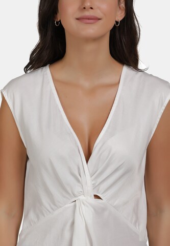 Camicia da donna di Usha in bianco: frontale