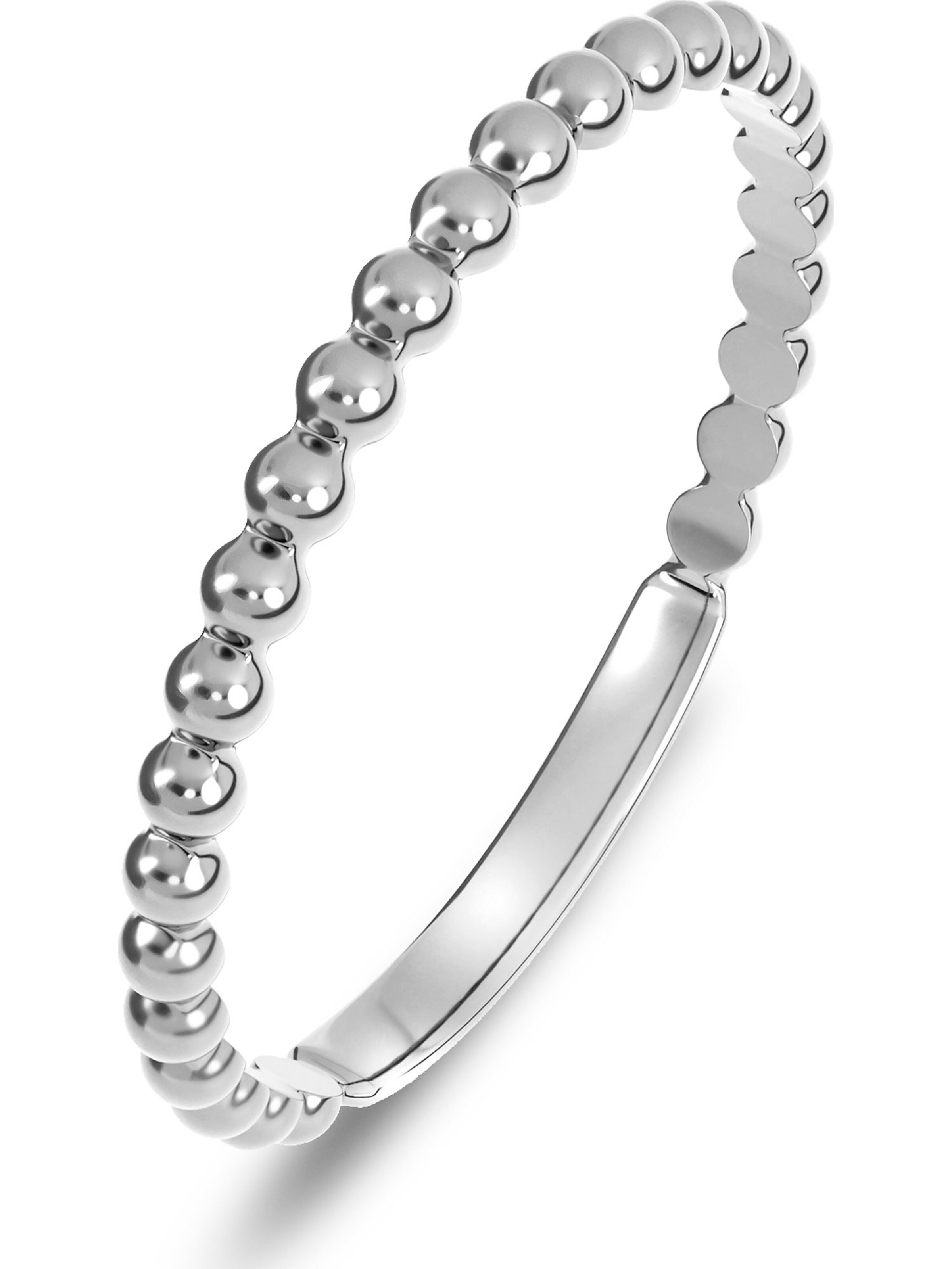 CHRIST Ring in Silber: Vorderseite