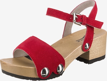 SOFTCLOX Sandals 'Penny' in Red: front