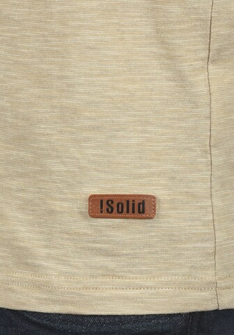 !Solid Rundhalsshirt 'Sigos' in Beige