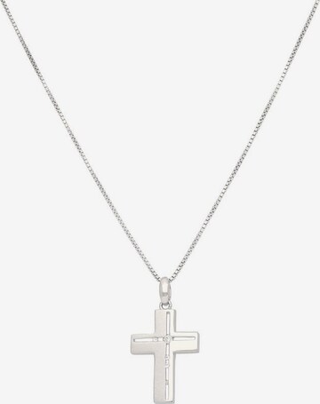 FIRETTI Necklace 'Kreuz' in Silver: front