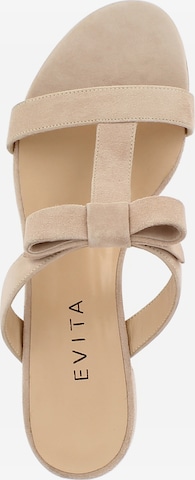 EVITA Mules 'Daria' in Beige