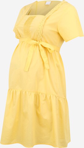 MAMALICIOUS Dress in Yellow: front