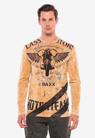 CIPO & BAXX Shirt in Bruin