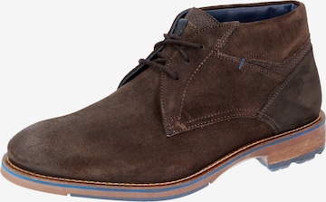 SIOUX Lace-Up Boots in Brown: front