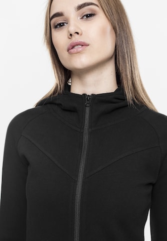 Urban Classics Sweat jacket in Black