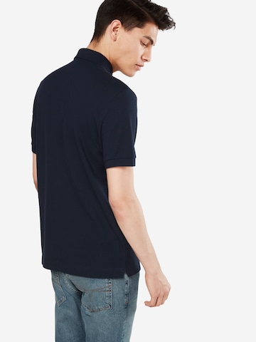 LACOSTE - Camisa em azul: atrás